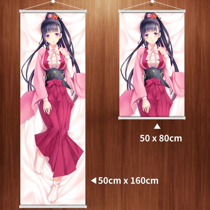 買動漫 Mu S 同人掛軸代購 Zhaiyou 甲鉄城のカバネリ四方川菖蒲タペストリー 50 160cm