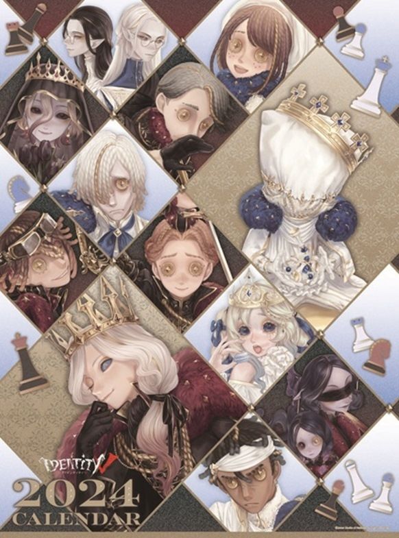 三星廚★日文代訂《IdentityV 第五人格 2024年壁掛月曆》▽ 預約截止12/6
