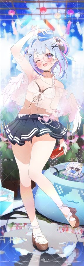 ホロライブ 天音かなた 等身大タペストリー 水着 ダサかっ