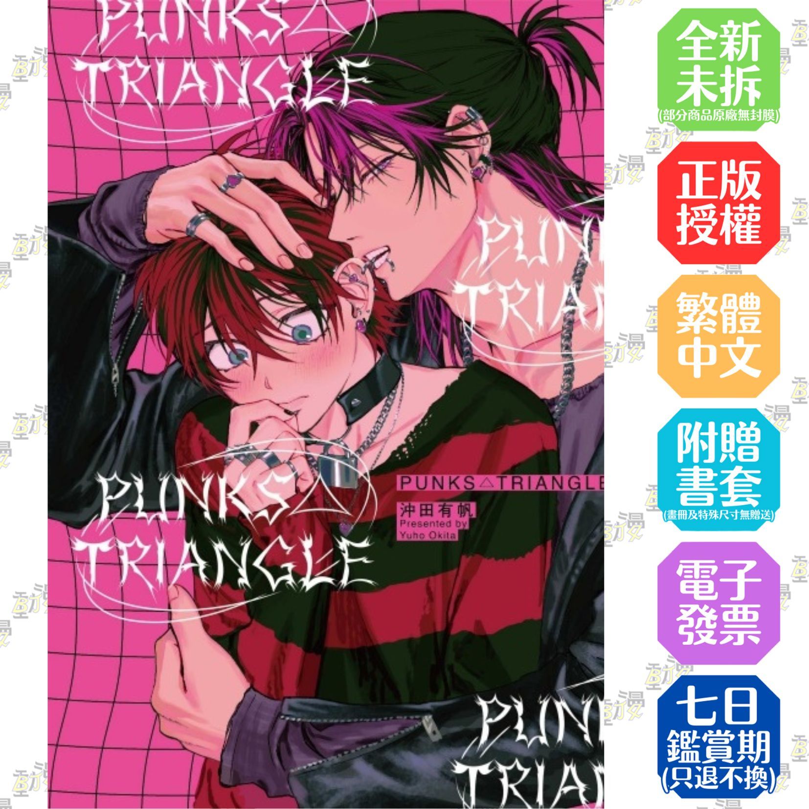 買動漫| PUNKS△TRIANGLE《首刷版》│沖田有帆│東立BL漫畫│BJ4動漫