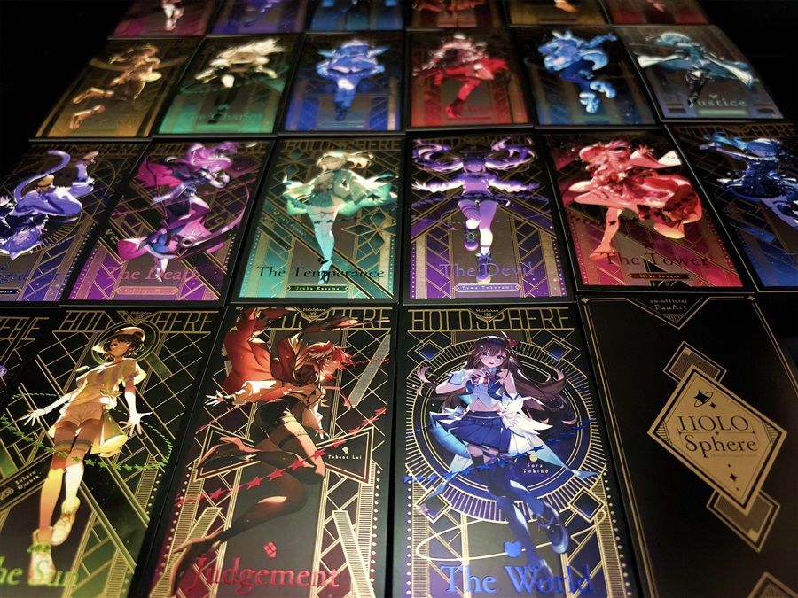 かれー☆らいす 石原竜也 箔押しタロットカード ホロライブ　大アルカナ ホロライブ タロットカードセット かれーらいす C106 石原竜也