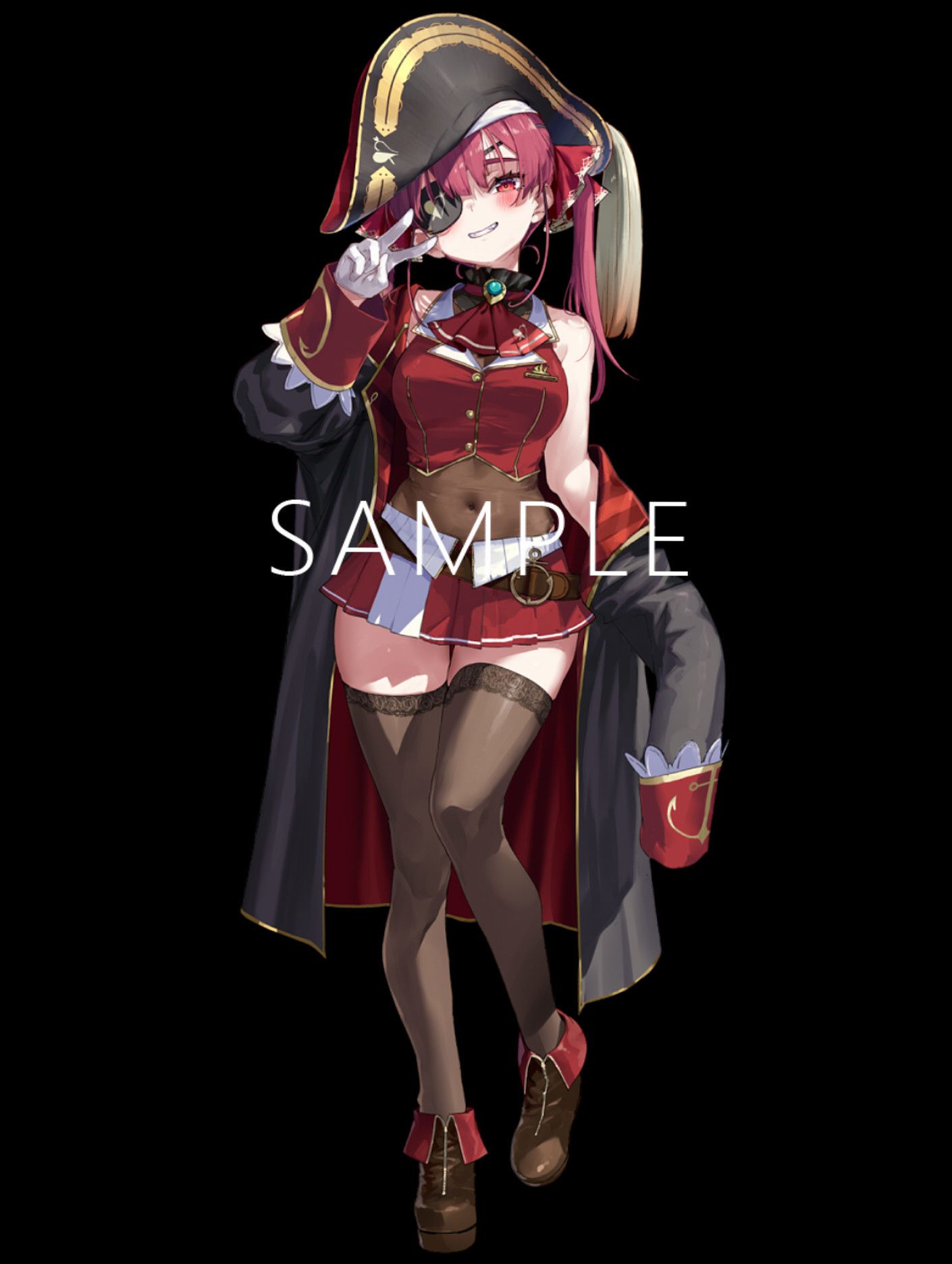 ホロクル10th あかさあい 宝鐘マリンWANTEDパーカー【XLサイズ】 ホロクル 10th seaside SEASIDE あかさあい 宝鐘マリン ホロクル10th