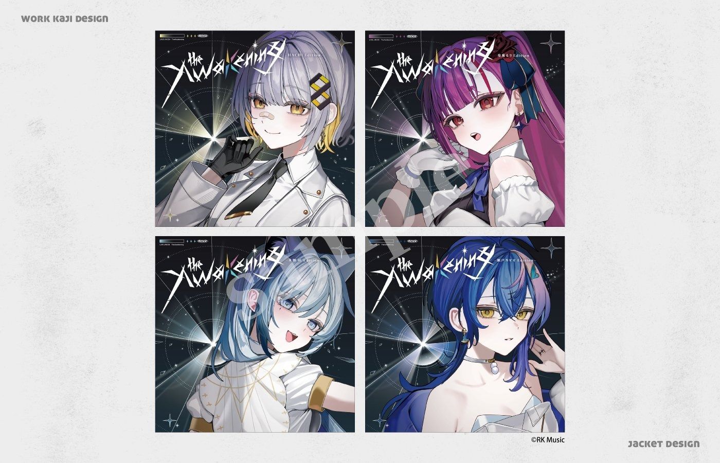 特典のみ】The Awakening　水瀬 凪　焔魔るり　瀬戸乃とと　HACHI 買動漫| 【本本匠】LIVE UNION The Awakening 專輯焔魔るりHACHI 瀬戸