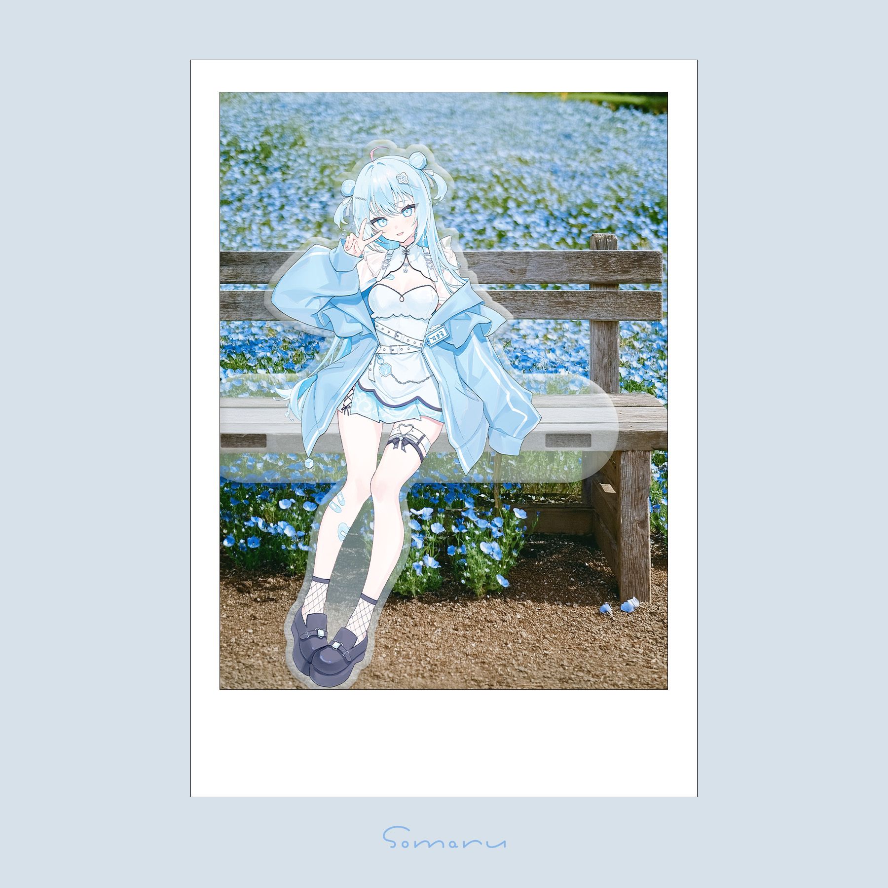 水縹そまる 比YA坐姿立牌