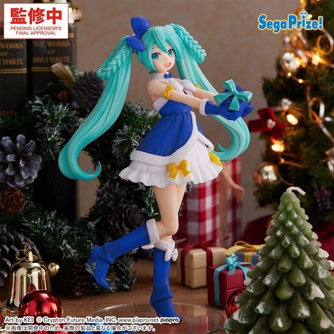 全新SEGA 景品 初音未來 High Premium Figure 初音 藍寶石聖誕Ver.