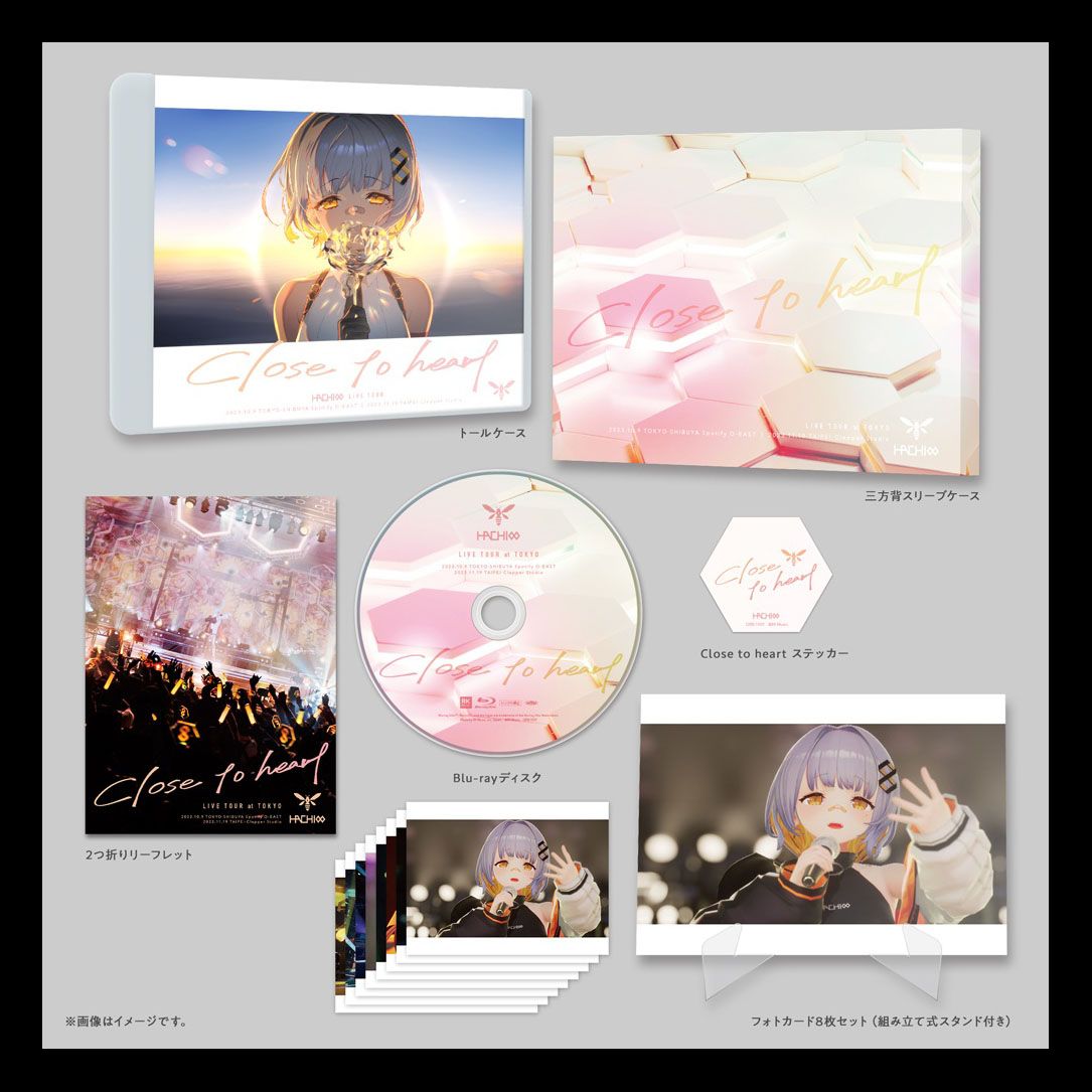 買動漫| 附特典HACHI LIVE TOUR「Close to heart」at TOKYO 演唱會藍光