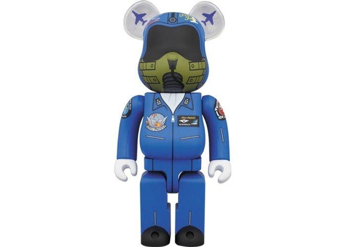 買動漫| 漫玩具全新Be@rbrick Bearbrick 400% 日本航空自衛隊Blue