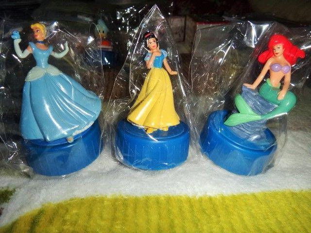 立體瓶蓋系列-迪士尼公主(小美人魚+灰姑娘+白雪公主)