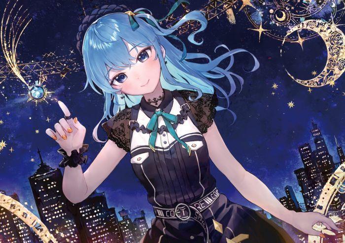 買動漫 愛肉通販 Ff37 現貨hololive ホロライブ星街彗星 星街すいせい大滑鼠墊桌遊墊