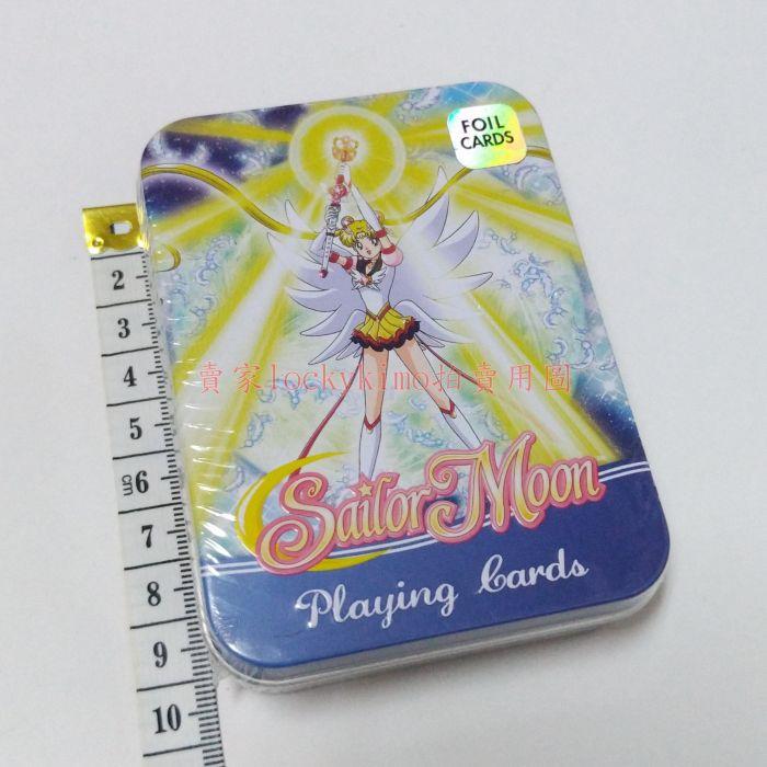 【美少女戰士 撲克牌 鐵盒 海外版 閃卡 54張】美戰 最後星光 鋁箔卡 金屬卡 Sailor Stars 凱拉克西亞