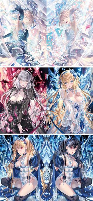 買動漫| ·Mine公仔·日版同人誌套組春の新作全部セット光崎(GH.K)Fate FGO 黑貞德B2掛軸資料夾B0932