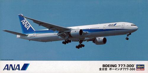 【上士】缺貨 HASEGAWA 1/200 ANA 波音777-300 組裝模型 10710