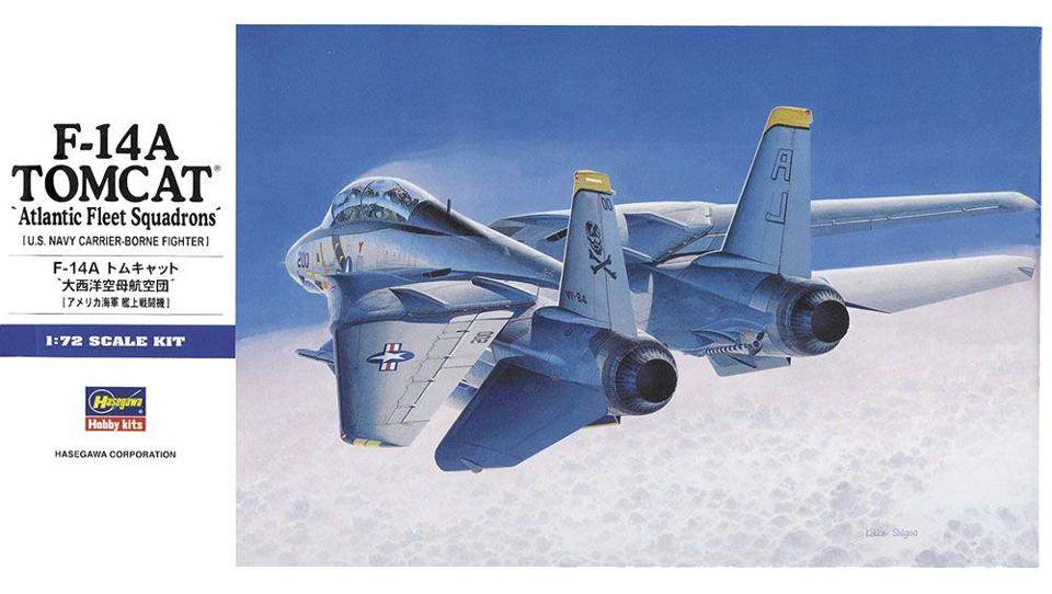 【上士】現貨 HASEGAWA 長谷川 1/72 F-14A 雄貓式戰鬥機 大西洋空母航空團 01544