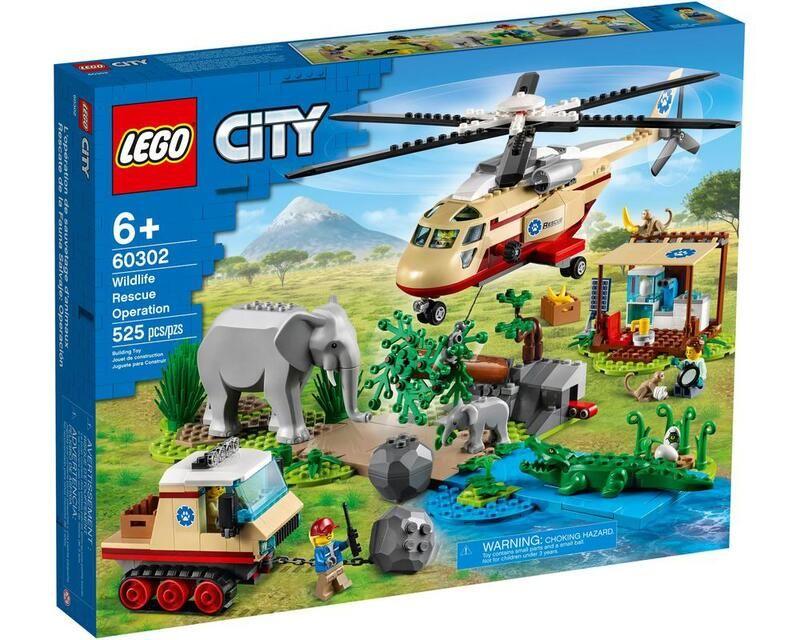 BIG9TOY 樂高 LEGO 積木 城市系列  野生動物救援行動 60302 現貨代理