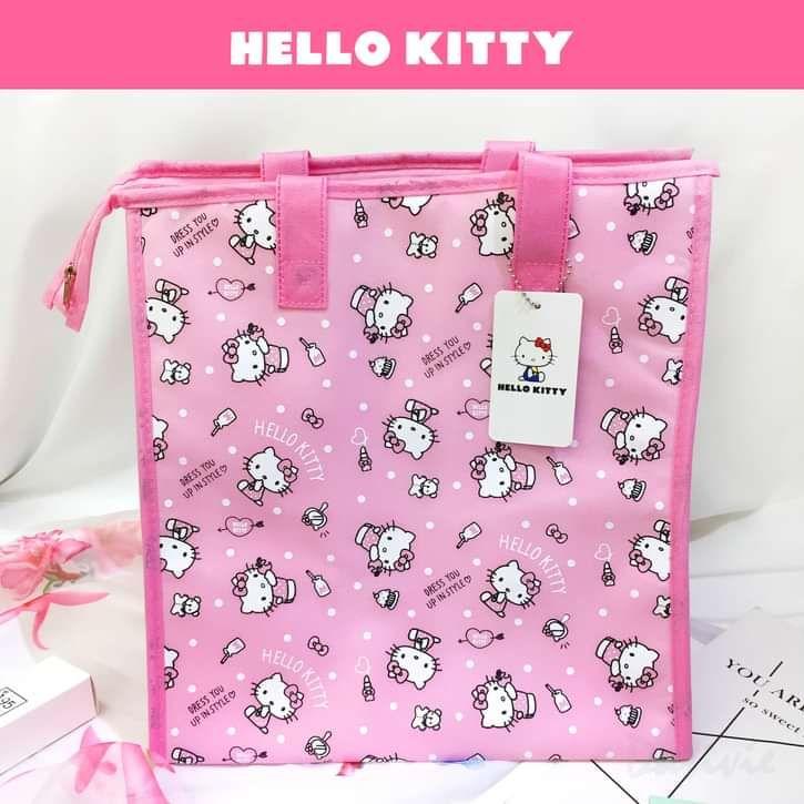 輕便手提保溫袋 30L-凱蒂貓 Hello Kitty 三麗鷗 Sanrio 正版授權