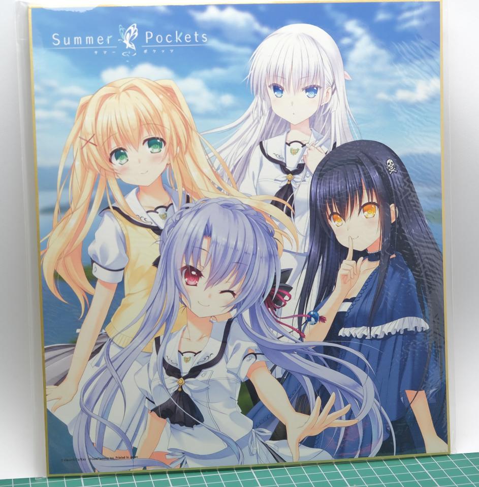 買動漫 Yk Summer Pockets Reflection Blue 鳴瀨白羽空門蒼久島鷗紬文德斯色紙