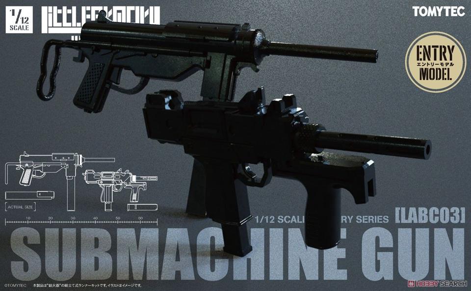 【我家遊樂器】6月預定 代理版 Tomytec 1/12 迷你武裝 LABC03 Submachine Gun