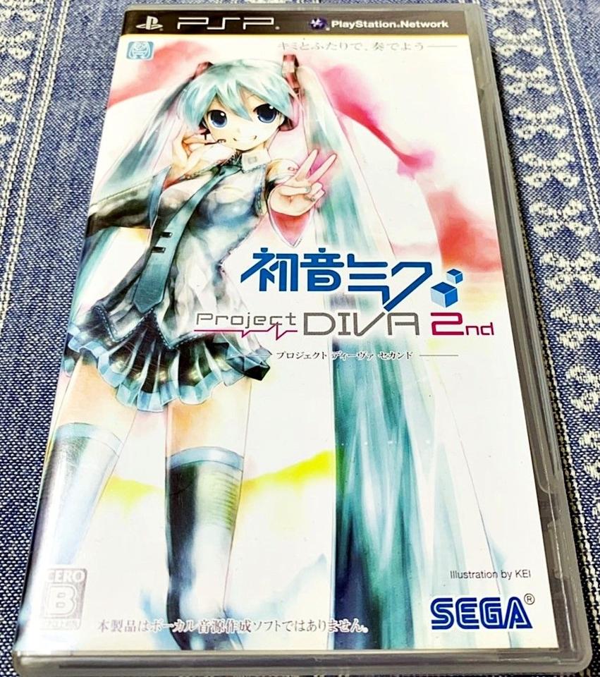 幸運小兔 PSP 初音未來 名伶計畫 2nd Project DIVA 2nd 日版 J4