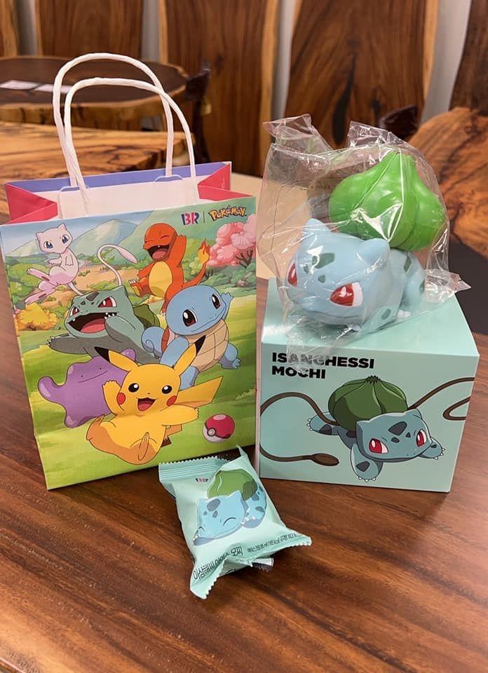 買動漫 玩日藏 預購韓國限定31冰淇淋聯名限量妙蛙種子精靈寶可夢神奇寶貝公仔擺飾收納盒存錢筒代購