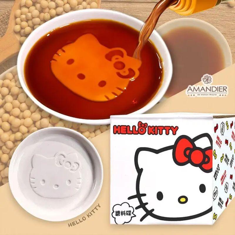 三麗鷗 凱蒂貓 HELLO KITTY 可愛造型醬料碟 收藏 正版授權
