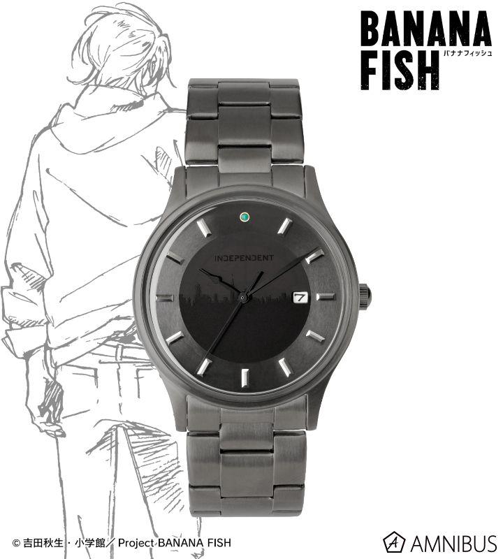 ■預購■『amnibus』通販｜TV 動畫 BANANA FISH｜戰慄殺機 × INDEPENDENT『亞修・林克斯 / アッシュ・リンクス』合作 手錶。