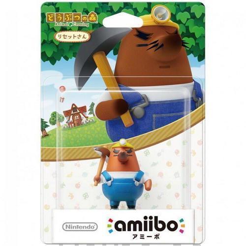 【我家遊樂器】現貨 Nintendo Switch NS amiibo 人偶玩具：里賽特先生 礦工( 動物森友會)