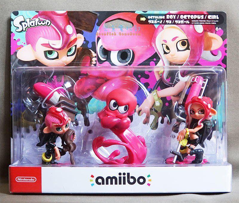 【我家遊樂器】現貨 Nintendo Switch NS amiibo 人偶玩具：章魚三重組 （漆彈大作戰系列）