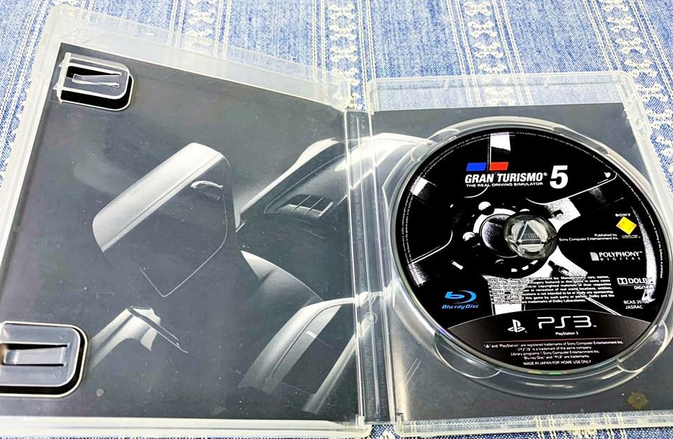 幸運小兔 PS3 跑車浪漫旅 5 中文版 外盒殼損 Gran Turismo 5 GT5