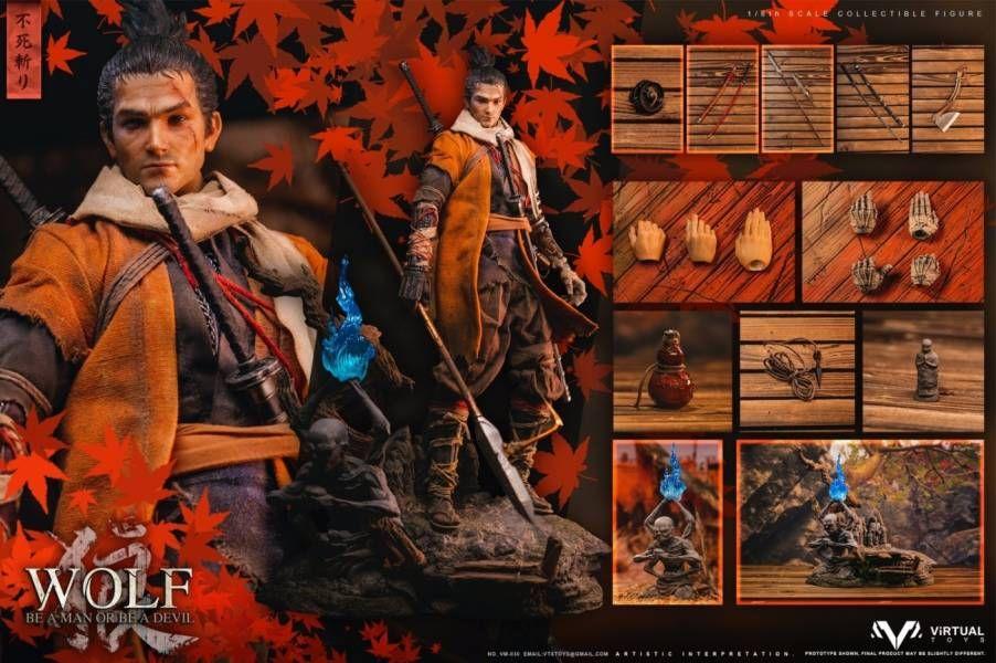 買動漫| 漫玩具全新Vts Toys VM-030 1/6 豪華版DX 隻狼暗影雙死Sekiro 隻狼