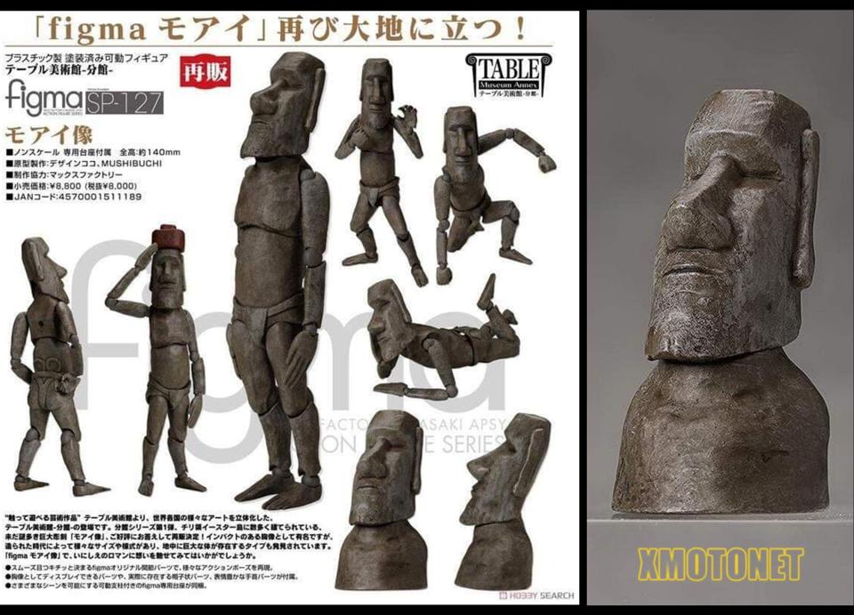 【魔玩達人】23Q2 Q版 figma SP-127《桌上美術館》再版 智利復活島 摩艾石像 Moai【預購0925】