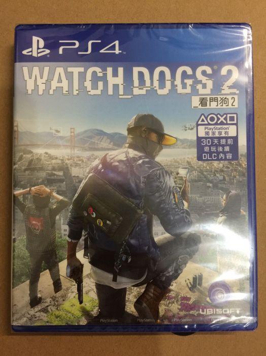 (全新現貨)PS4 看門狗 2 Watch Dogs 2 中文版