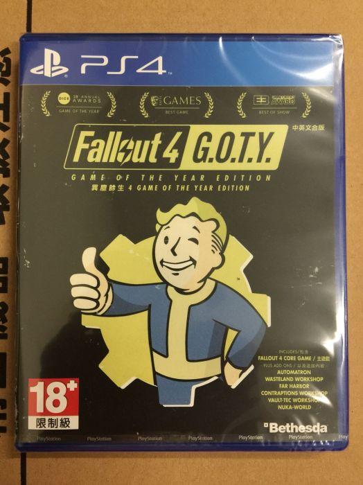 (全新現貨收錄全六款官方追加內容)PS4 異塵餘生 4 Fallout 4 中文年度版