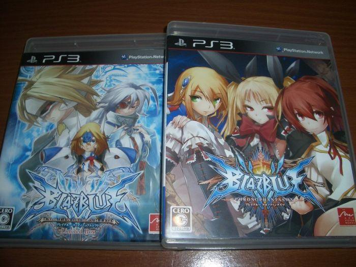 PS3 蒼翼默示錄 BLAZBLUE 限定版兩片 純日版+ 送PSP 日本初回版