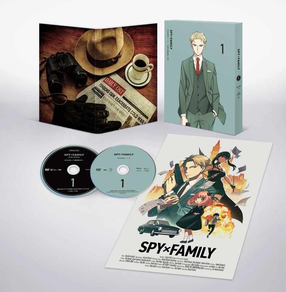 【穆櫻閣】SPY×FAMILY 間諜家家酒 TOHO限定版 初回生產限定版 DVD 1-6全卷