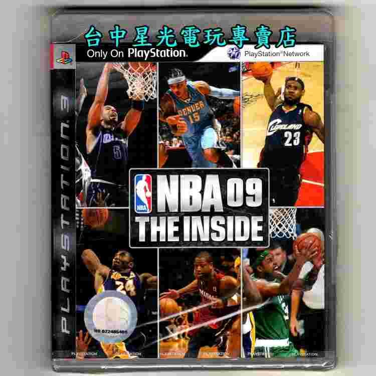 【PS3原版片】☆ NBA 09 THE INSIDE ☆英文亞版全新品【特價優惠】台中星光電玩