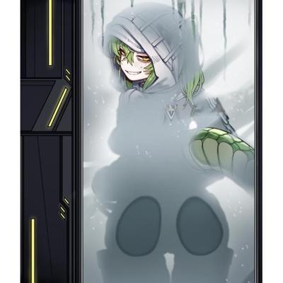 螢石－10cm壓克力吊飾拉伸結構