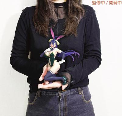 9月 SYSTEM SERVICE 景品 Overlord 1/7 雅兒貝德 兔女郎 約19公分 免