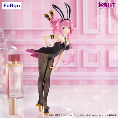 11月  Furyu 景品 BiCute 兔女郎 黑星紅白 原畫 巡音流歌 高約28公分 免訂