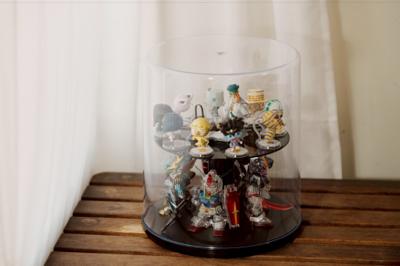 預約 7月 台灣製造 整箱6入 兩用旋轉 展示盒 轉蛋盒 壓克力盒 尺寸(大) 黏土人 盲盒 模型 