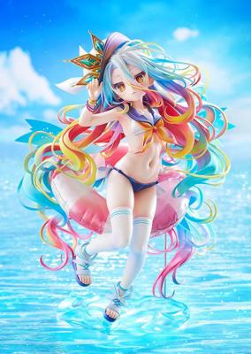 27年01月 代理 GSC 遊戲人生 白 水手服風泳裝Ver 1/7 PVC 完成品 免訂金