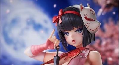 9月 Native Nocturne 朝凪 原畫 忍者 女月楓 櫻色Ver 1/5 免訂金