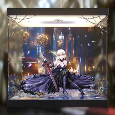 7月(免訂金)AOWOBOX Alter FGO黑賽巴 阿爾托莉雅 宵闇之星 高透主題展示盒 3款分