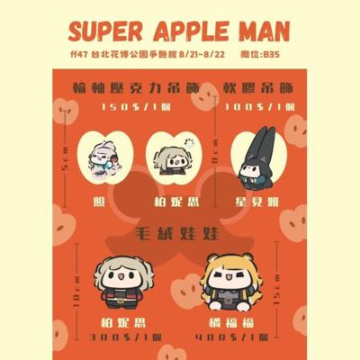 【超級蘋果人】《絕區零蘋果人2026系列－照&柏妮思&星見雅&橘福福》多種類單品