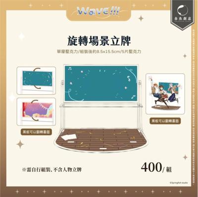 【厭世醫師阿萬】馬戲團旋轉場景立牌